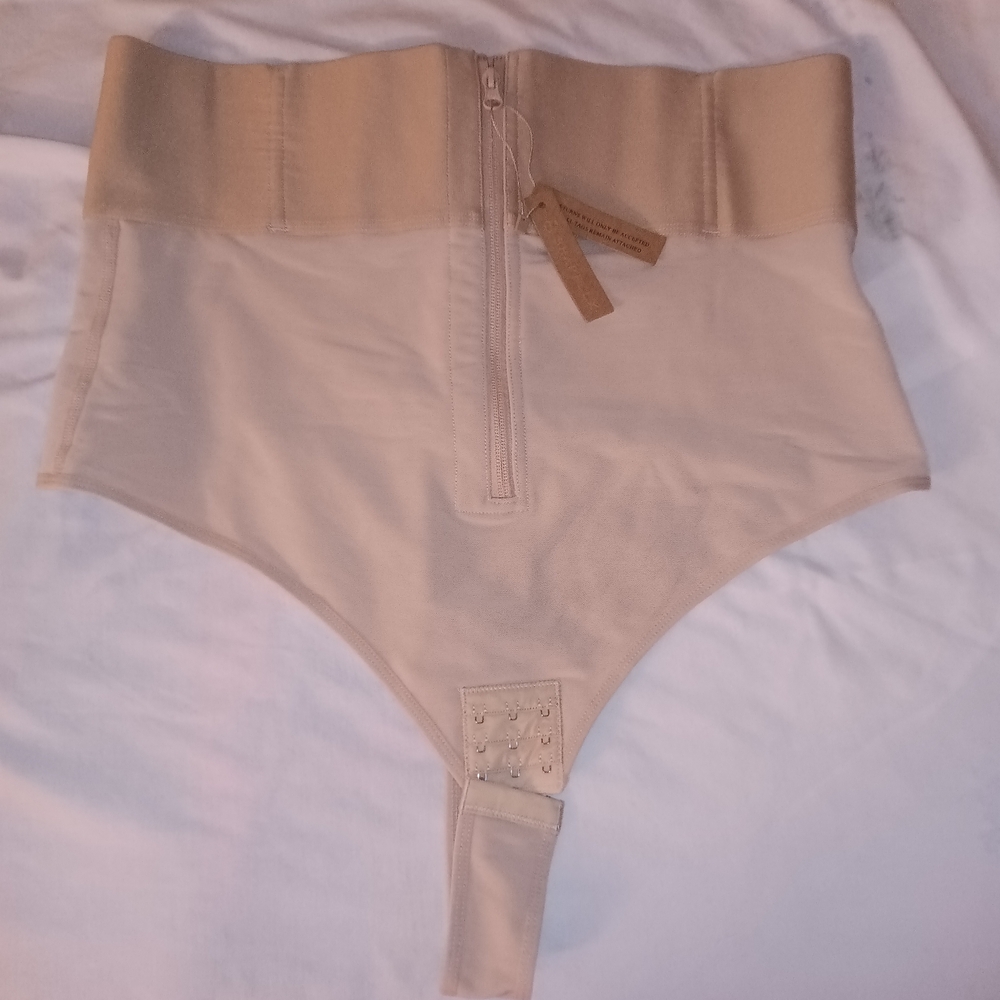Seamless High-Waisted Tan Shapewear